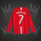 Manchester United 2007/08 Home Retro Kit (Long)