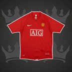 Manchester United 2007/08 Home Retro Kit (Short)