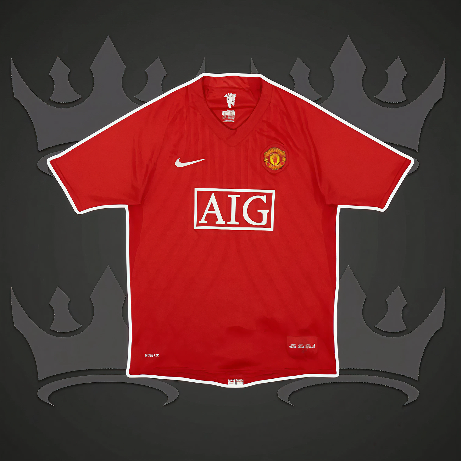 Manchester United 2007/08 Home Retro Kit (Short)
