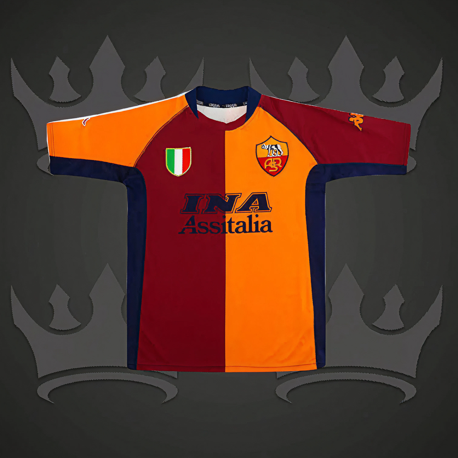 AS Roma 2001/02 Champions League Home Retro Kit