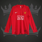 Manchester United 2007/08 Home Retro Kit (Long)