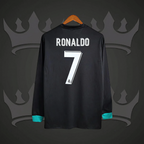 Real Madrid 2017/18 Away Retro Kit (Long)