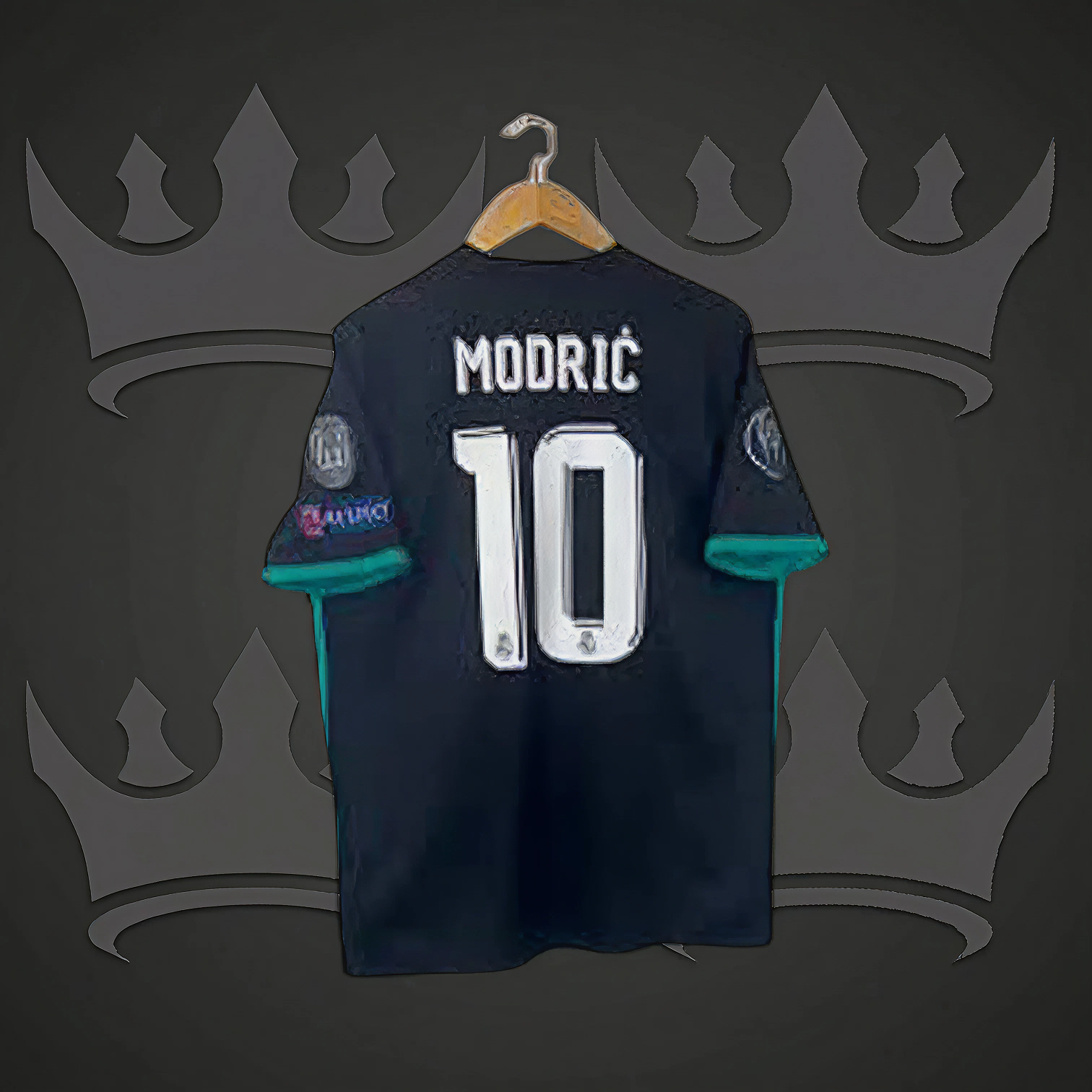 Real Madrid 2017/18 Away Retro Kit (Short)