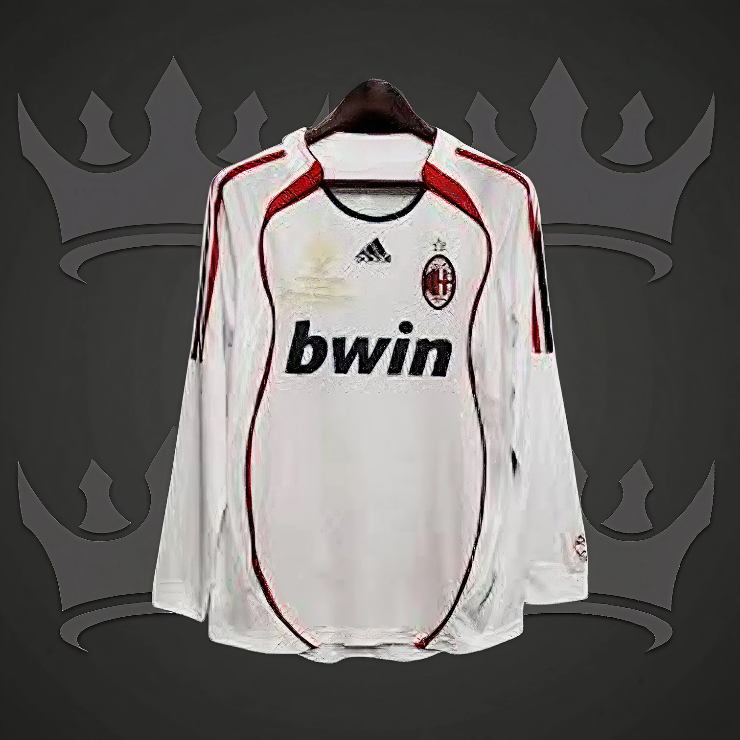 AC Milan 2006/07 Champions League Final Away Retro Kit (Long)