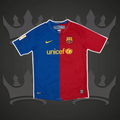 FC Barcelona 2008/09 Home Retro Kit