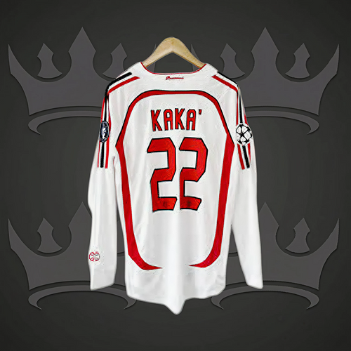 AC Milan 2006/07 Champions League Final Away Retro Kit (Long)