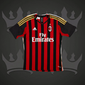 AC Milan 2013/14 Home Retro Kit