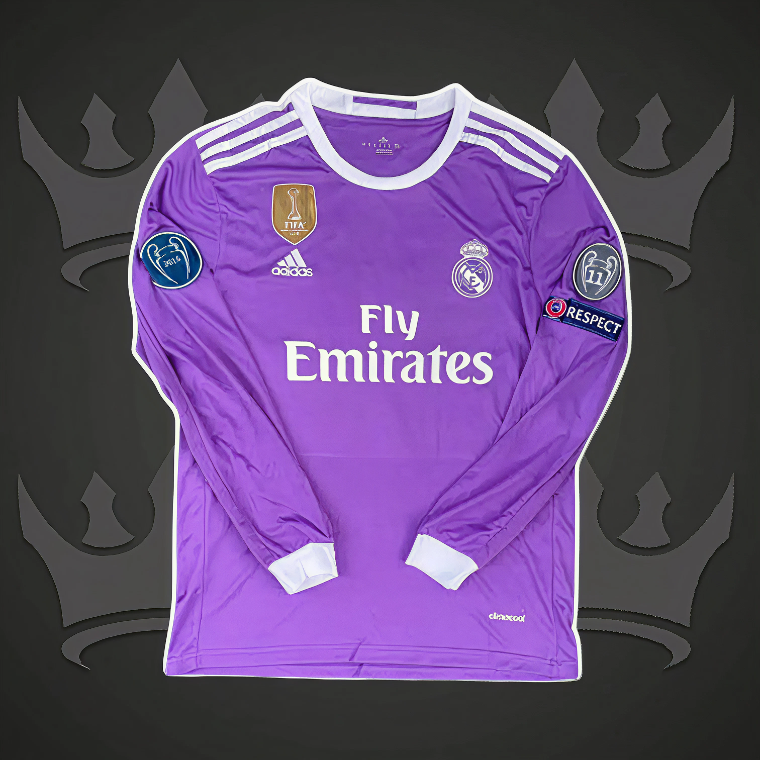 Real Madrid 2016/17 Away Retro Kit (Long)