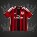 AC Milan 2014/15 Home Retro Kit