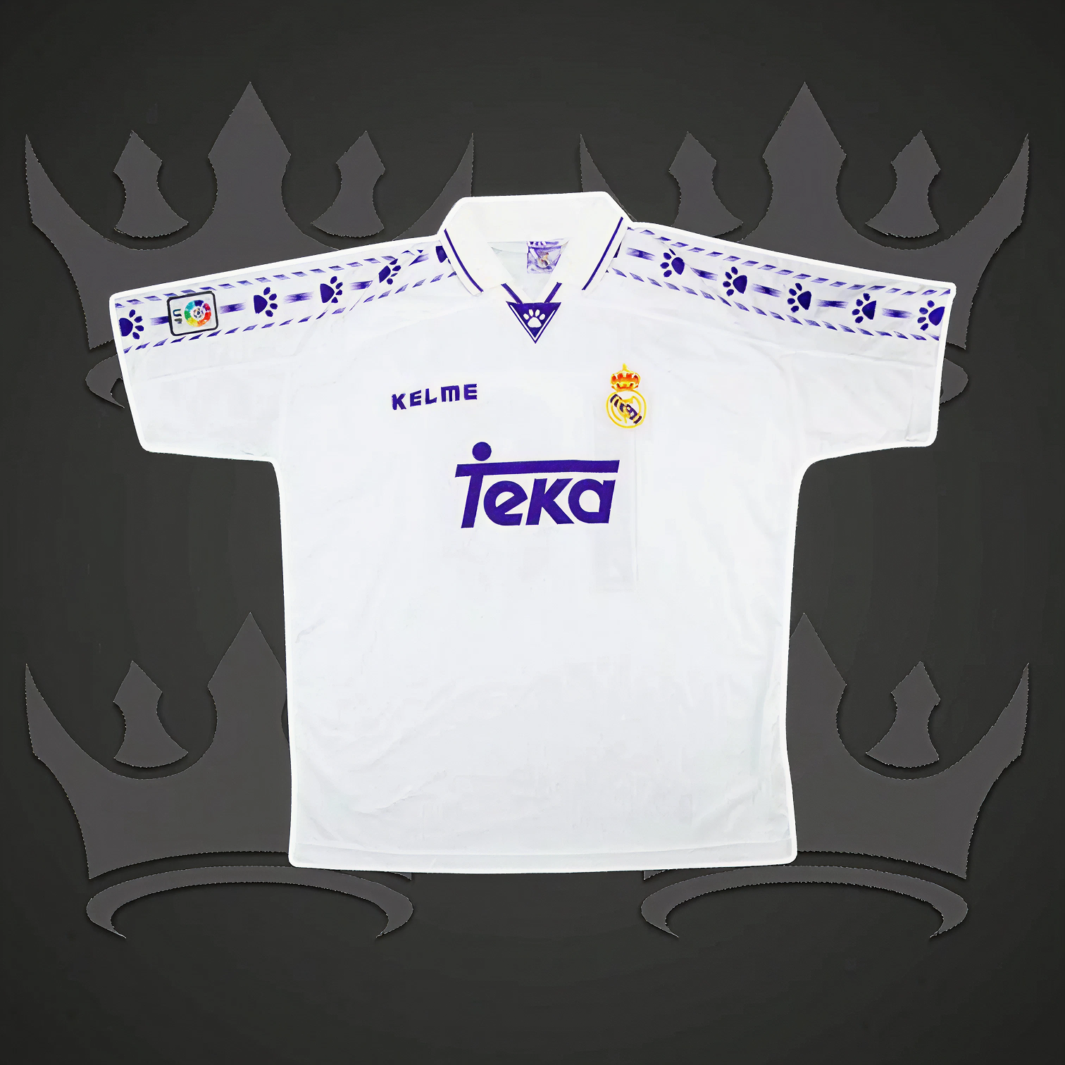 Real Madrid 1996/97 Home Retro Kit