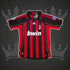 AC Milan 2006/07 Home Retro Kit (Short)
