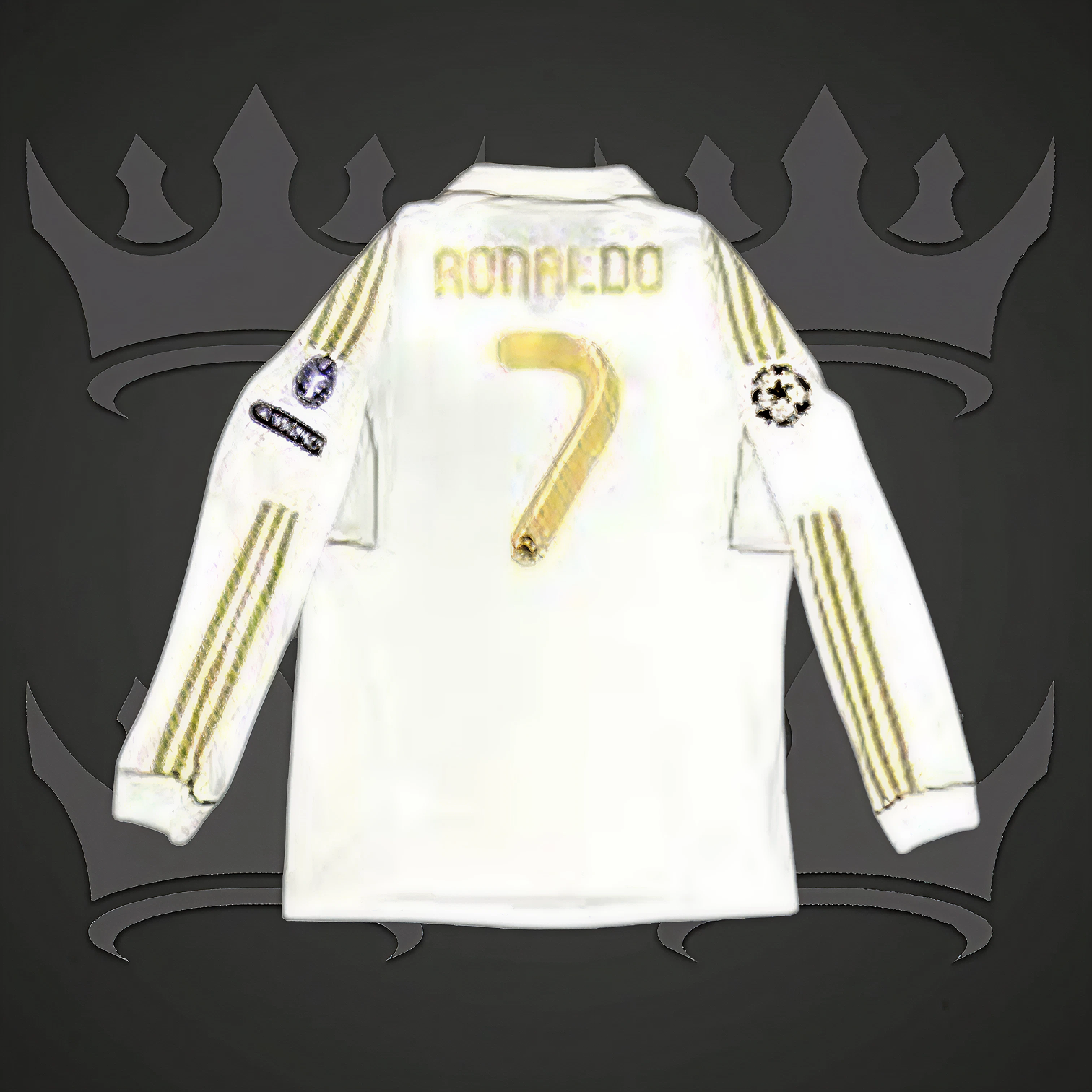 Real Madrid 2011/12 Home Retro Kit (Long)