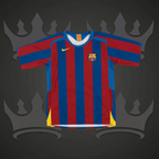 FC Barcelona 2005/06 Home Retro Kit (Short)