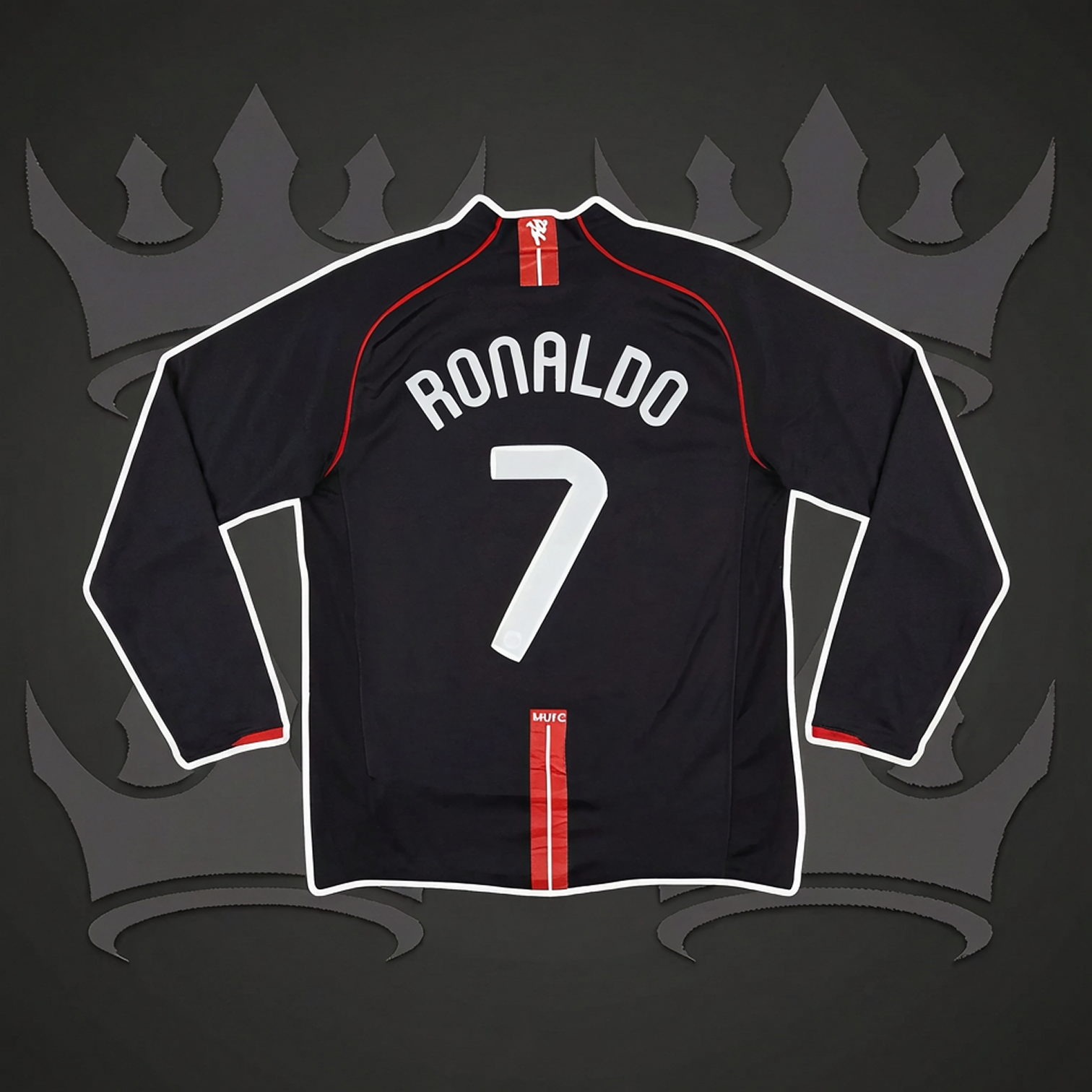 Manchester United 2007/08 Retro Away Kit (Long)