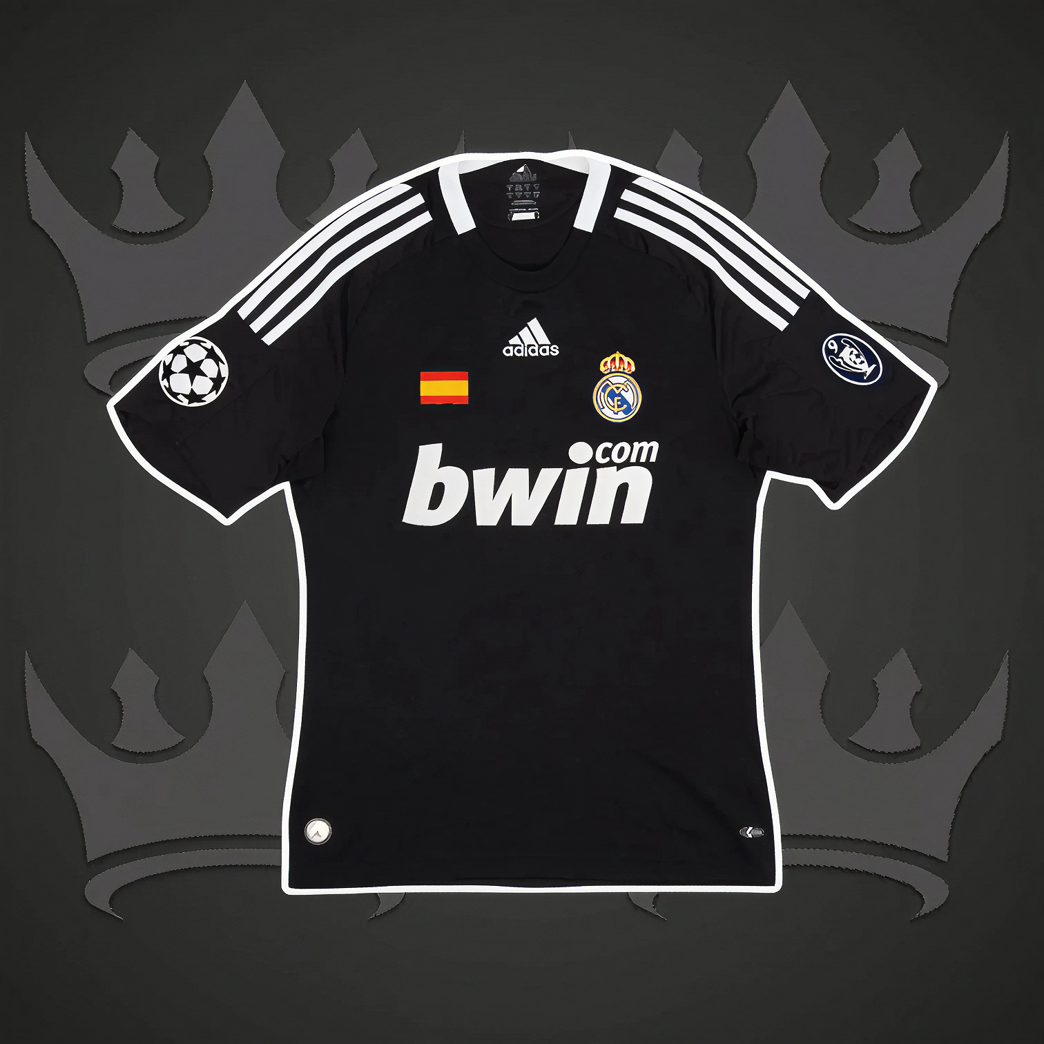 Real Madrid 2008/09 Away Retro Kit