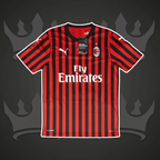 AC Milan 2019/20 Home Retro Kit