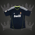Real Madrid 2010/11 Away Retro Kit
