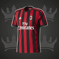 AC Milan 2017/18 Home Retro Kit