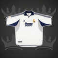 Real Madrid 2000/01 Home Retro Kit