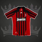 AC Milan 2007/08 Home Retro Kit