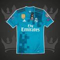 Real Madrid 2017/18 Third Retro Kit (Short)