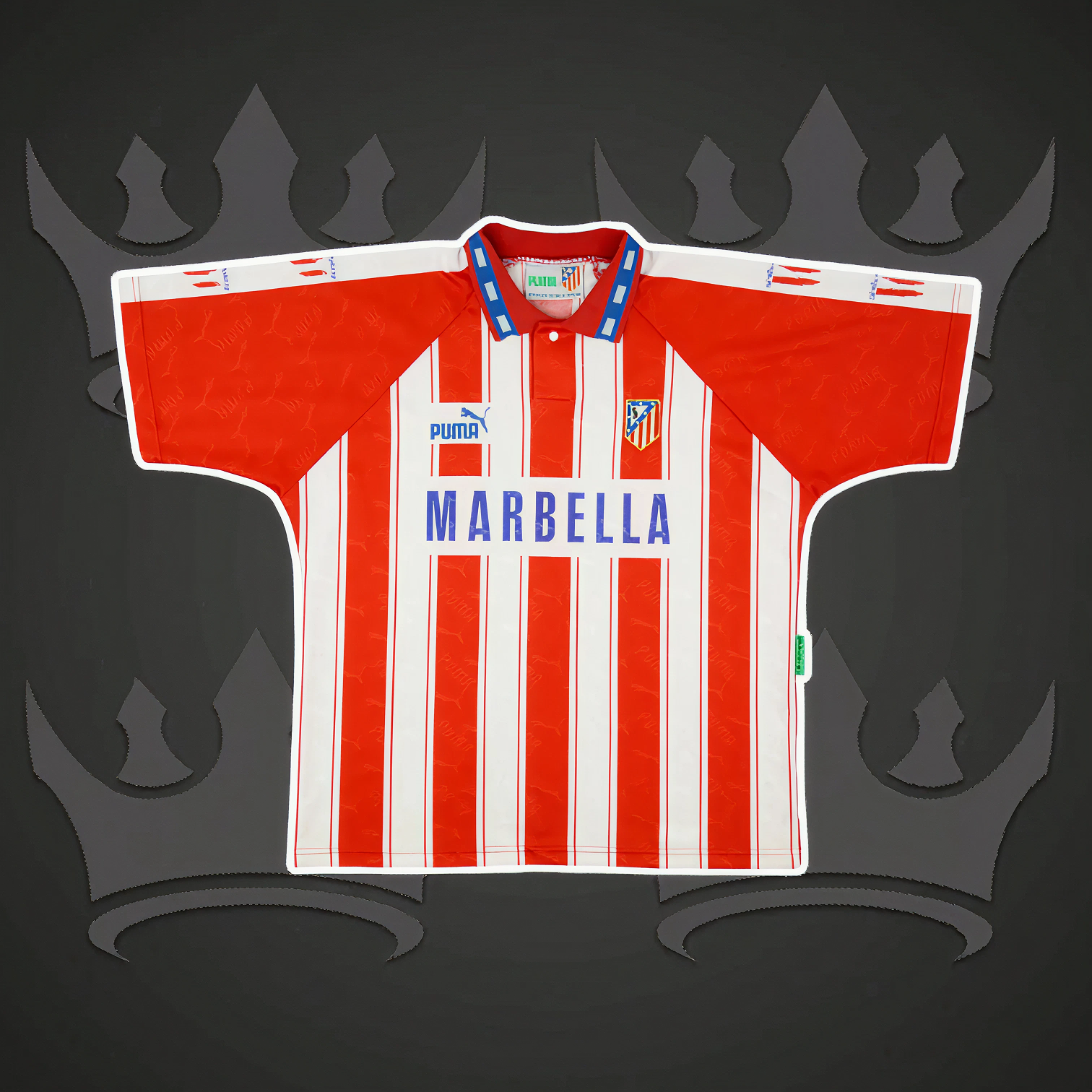 Atletico Madrid 1994/95 Home Retro Kit