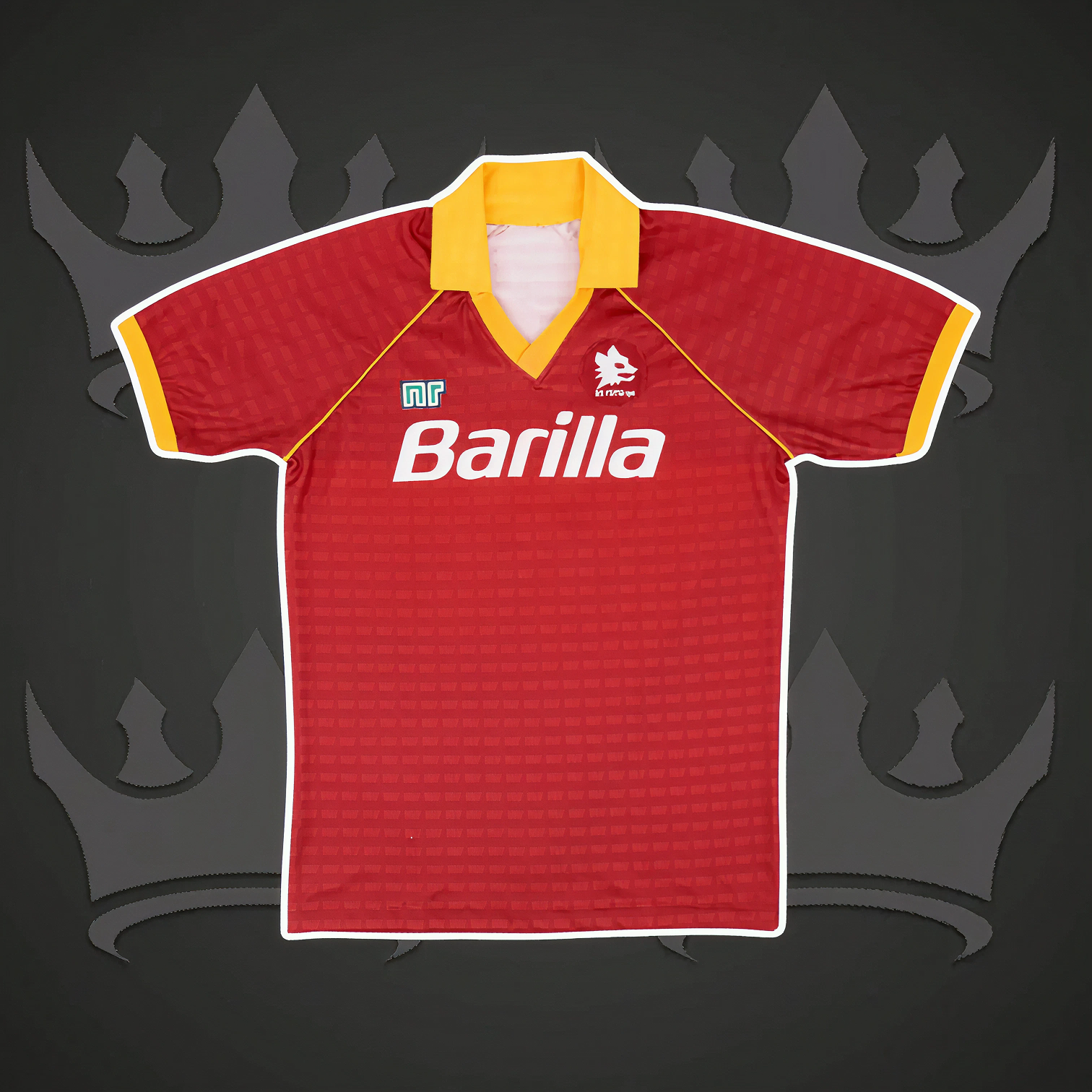 AS Roma 1990/91 Home Retro Kit