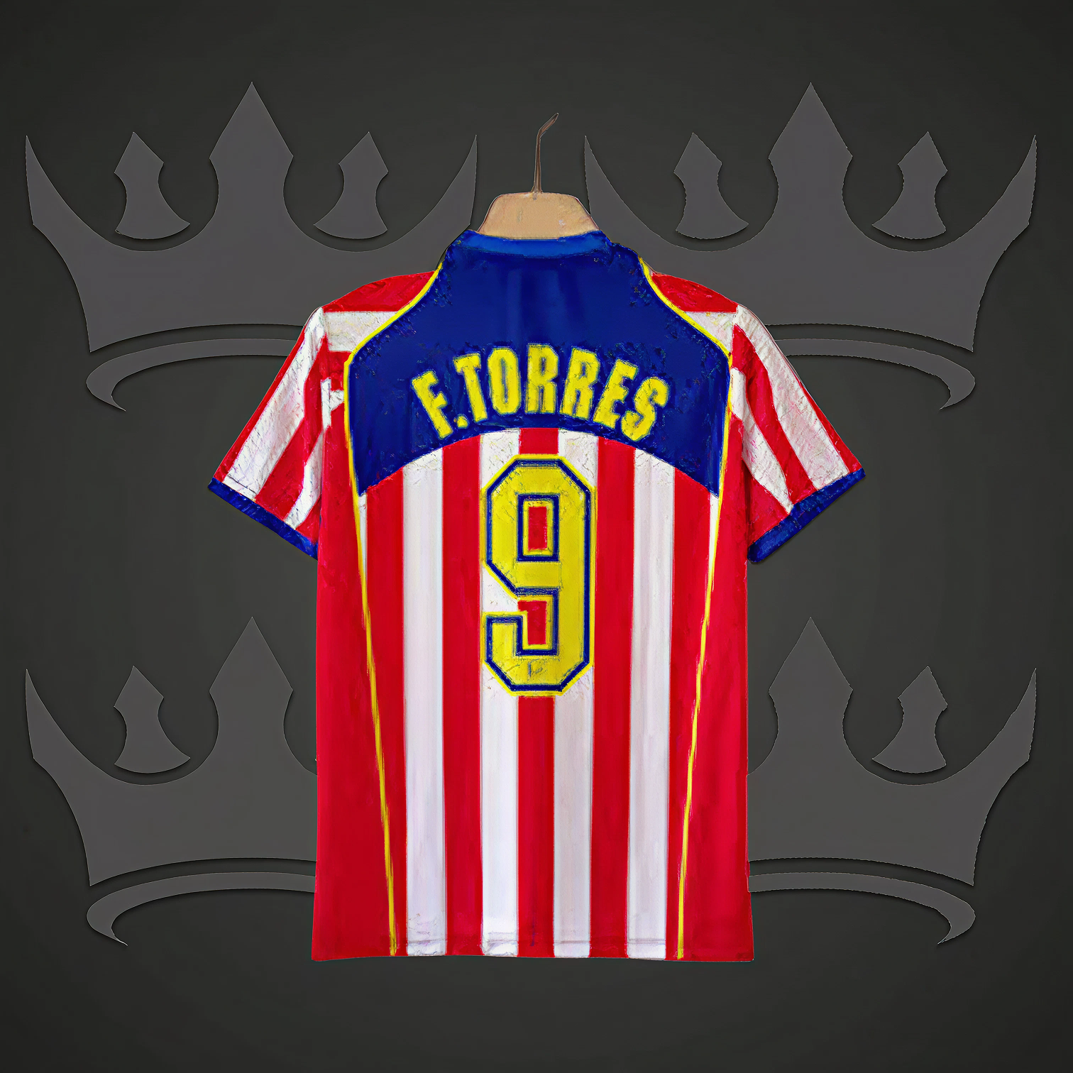 Atletico Madrid 2004/05 Home Retro Kit