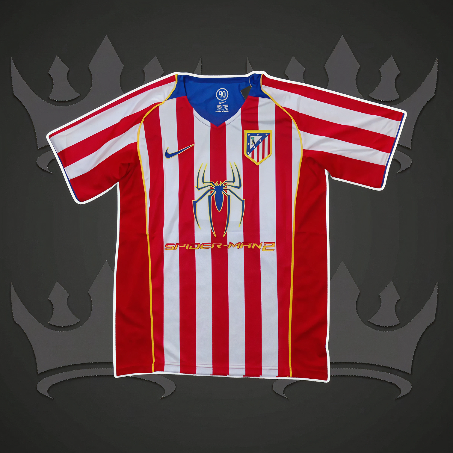 Atletico Madrid 2004/05 Home Retro Kit
