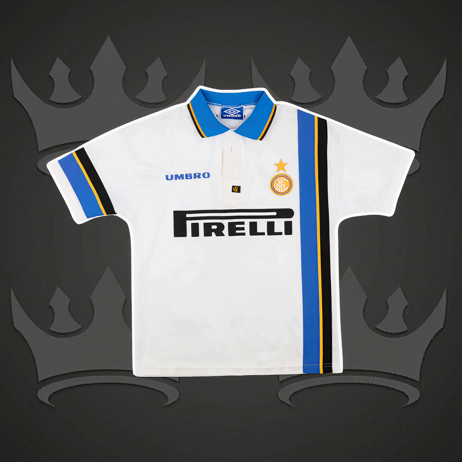 Inter Milan 1997/98 Away Retro Kit (White)