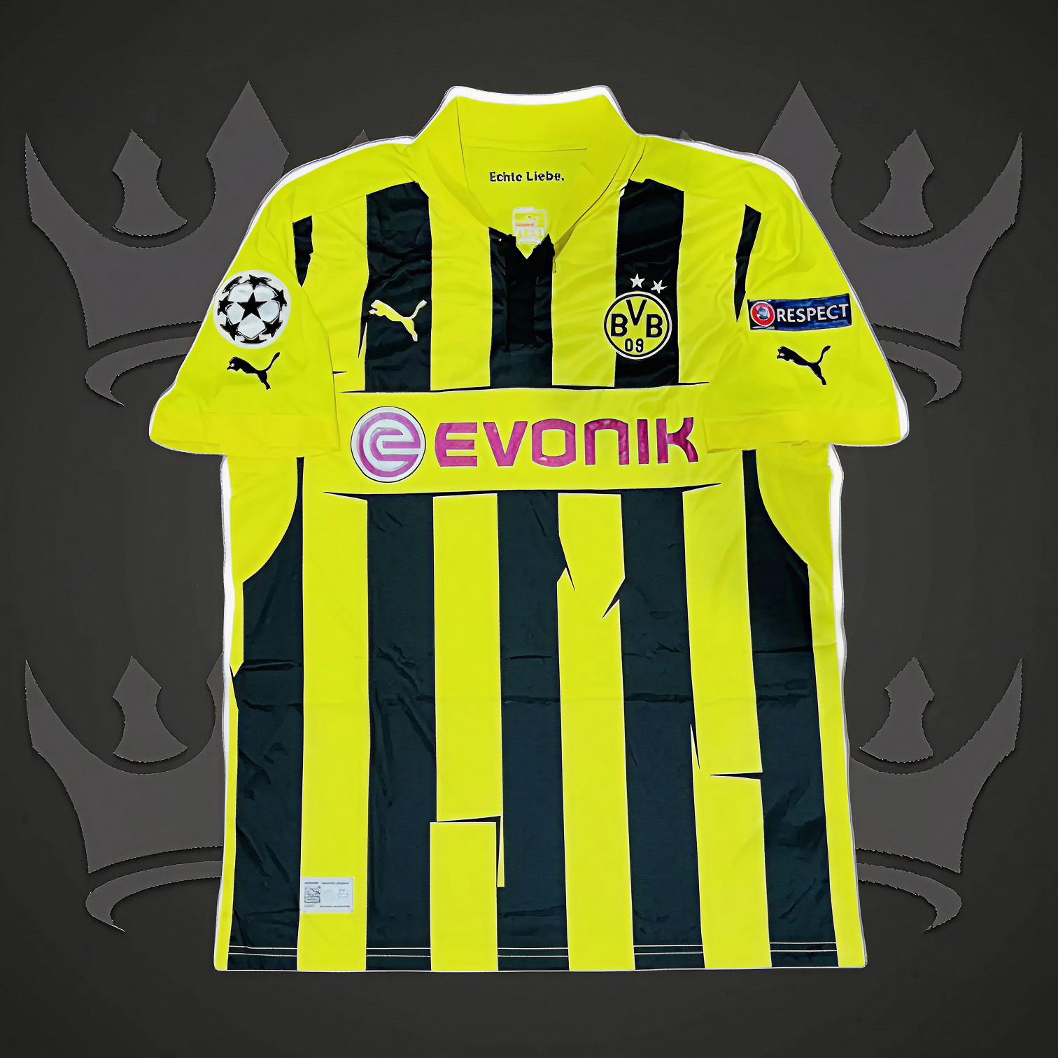Borussia Dortmund 2012/13 UEFA Version Home Retro Kit