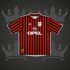 AC Milan 1999/00 Home Retro Kit