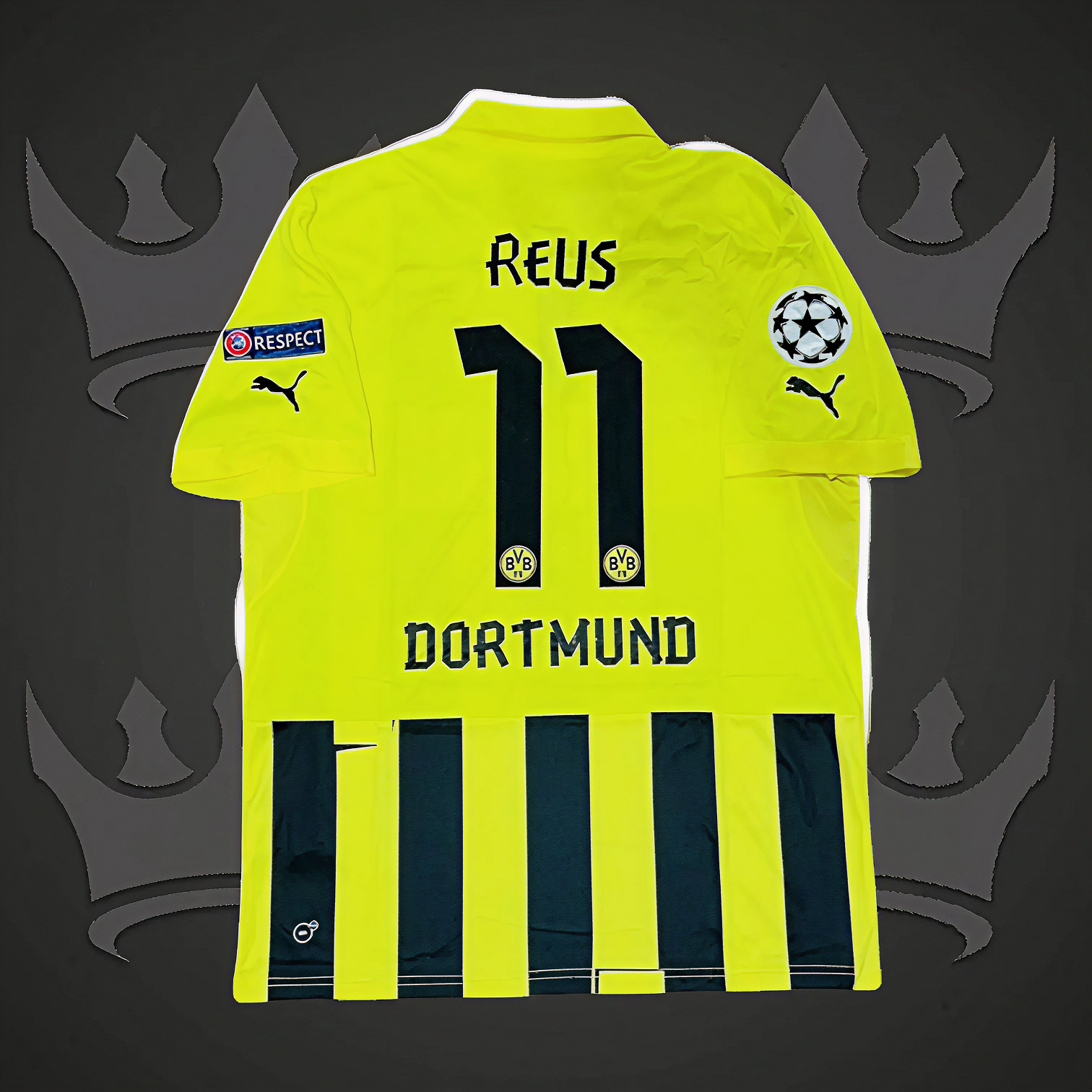 Borussia Dortmund 2012/13 UEFA Version Home Retro Kit