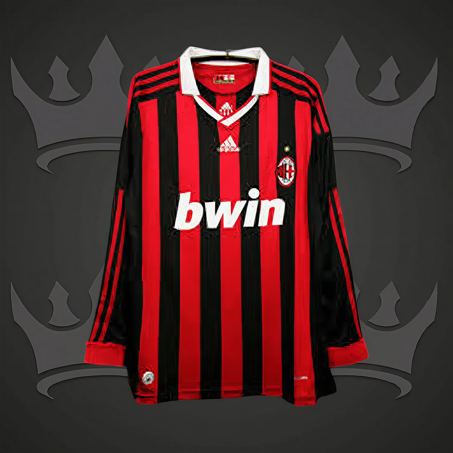 AC Milan 2009/10 Home Retro Kit (Long)
