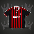 AC Milan 2009/10 Home Retro Kit (Short)