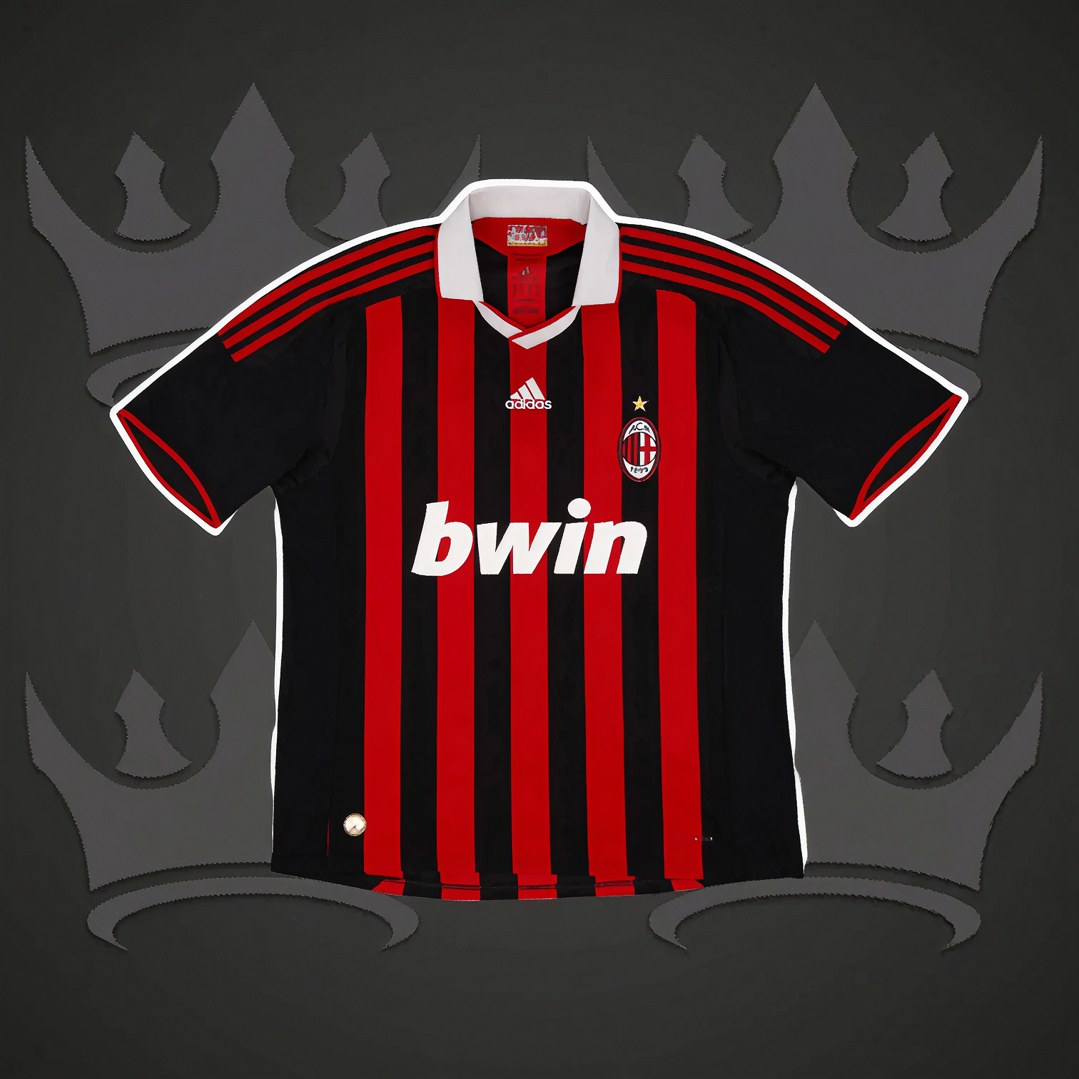 AC Milan 2009/10 Home Retro Kit (Short)